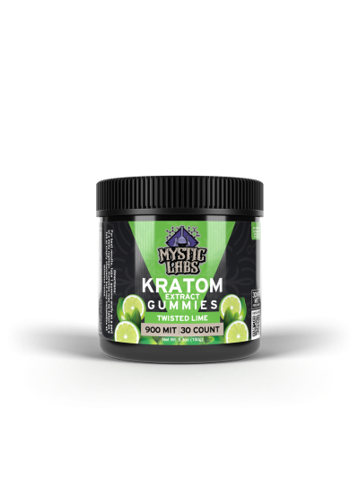 MYSTIC LABS KRATOM EXTRACT 900 MIT GUMMY JAR (30CT)