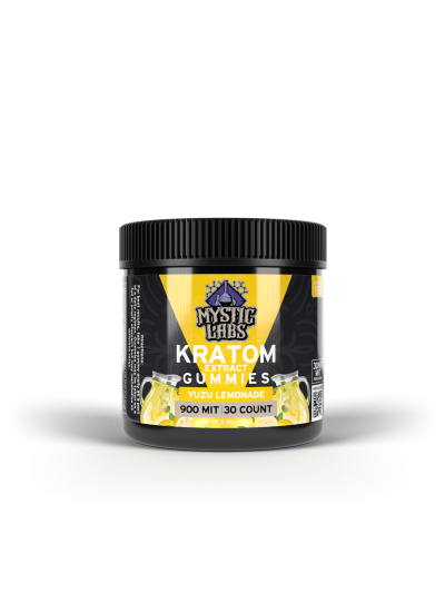 MYSTIC LABS KRATOM EXTRACT 900 MIT GUMMY JAR (30CT)