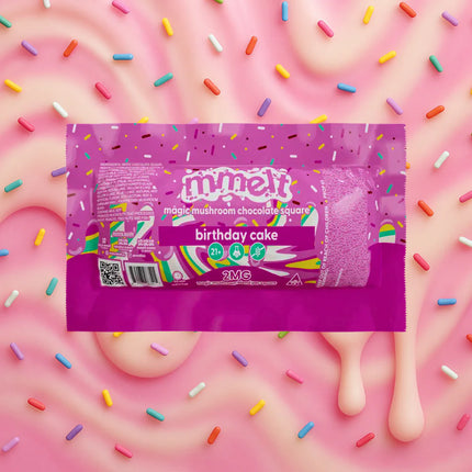 MMELT 40MG MUSHROOM CHOCOLATE BOX (2MG/PK , 20PK/BOX)