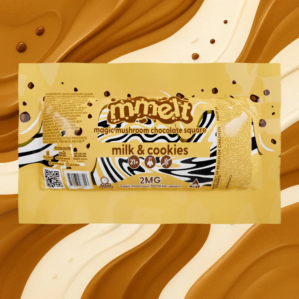 MMELT 40MG MUSHROOM CHOCOLATE BOX (2MG/PK , 20PK/BOX)