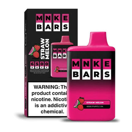 MNKE BARS 6500 PUFSS 5% DISPOSABLE (5CT DISPLAY) - STRAW