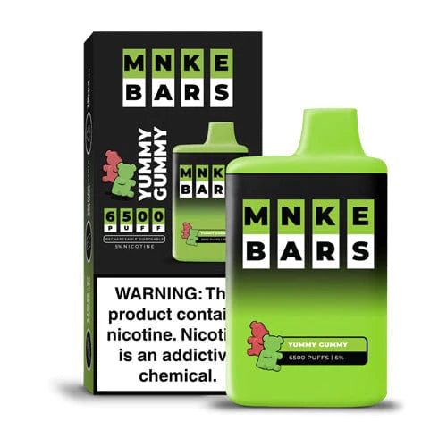 MNKE BARS 6500 PUFSS 5% DISPOSABLE (5CT DISPLAY) - YUMMY
