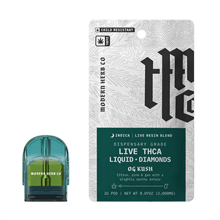 MODERN HERB CO LIVE THCA LIQUID DIAMONDS 2G POD REFILL