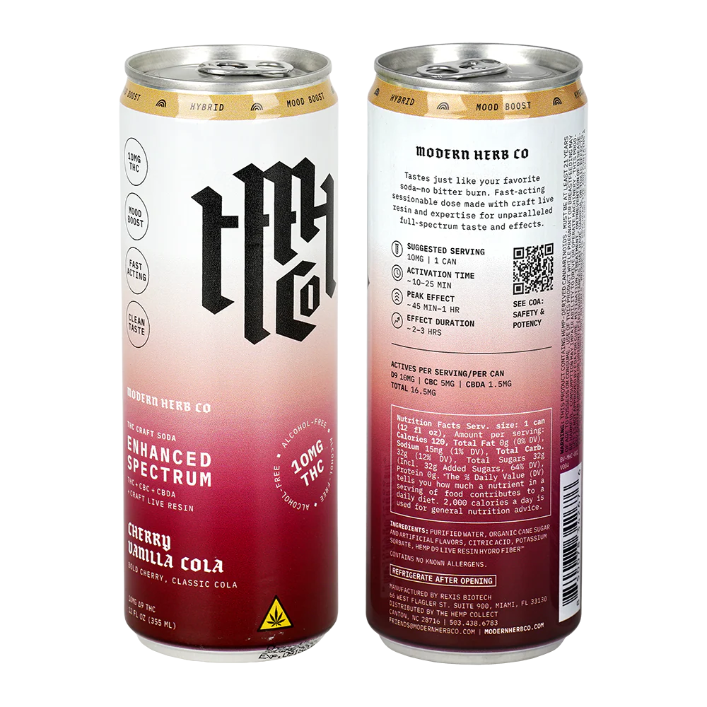 MODERN HERB CO THC CRAFT SODA 10MG 12FLOZ (4CT PACK)