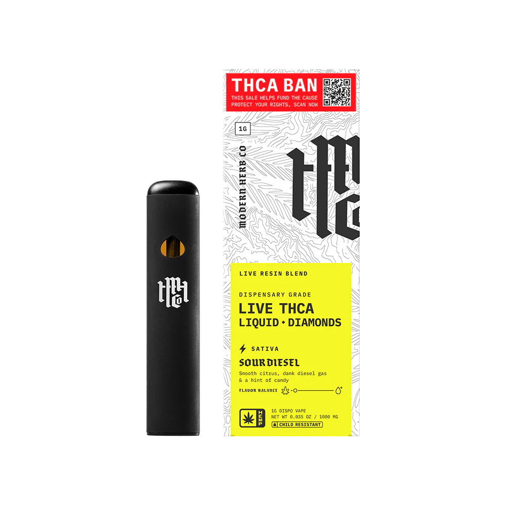 MODERN HERB CO DISPENSARY GRADE 2 GRAM THCA LIQUID DIAMONDS DRIPPER (6CT DISPLAY)