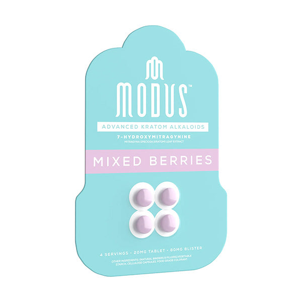 MODUS 7-HYDROXYMITRAGYNINE 80MG TABLETS (4CT x 20MG)