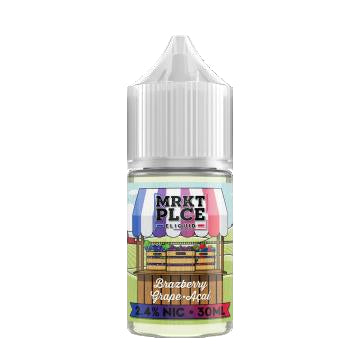 MRKT PLCE 30ML SALT NIC BRAZBERRY GRAPE ACAI 24MG 650434676137