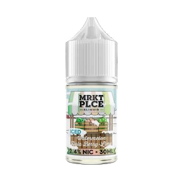 MRKT PLCE 30ML SALT NIC WATERMELON HULABERRY LIME ICED 24MG 656879087279
