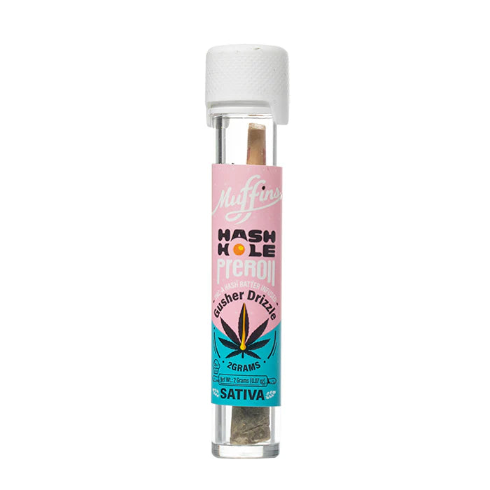 MUFFINS THC-A 2 GRAM HASH HOLE PRE-ROLL (25CT DISPLAY)