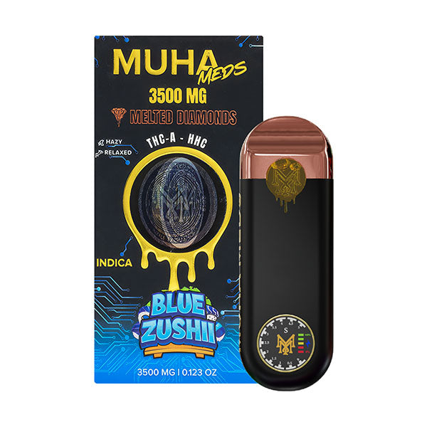 MUHA MEDS 3500MG MELTED DIAMOND DISPOSABLE (5CT DISPLAY)