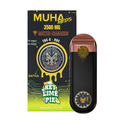 MUHA MEDS 3500MG MELTED DIAMOND DISPOSABLE (5CT DISPLAY)