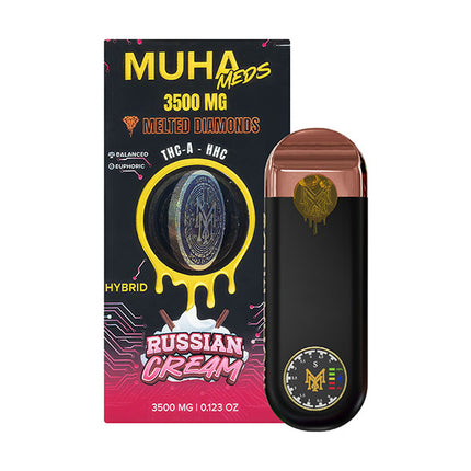MUHA MEDS 3500MG MELTED DIAMOND DISPOSABLE (5CT DISPLAY)