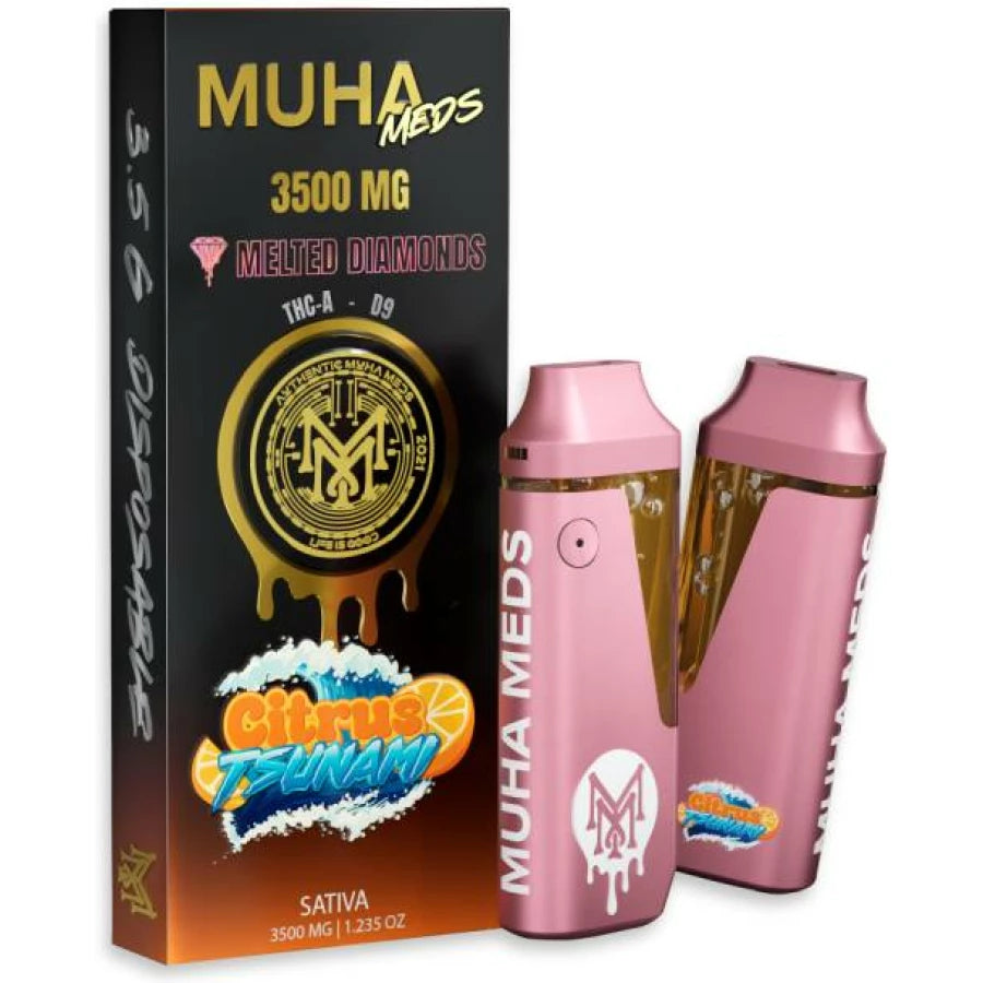 MUHA MEDS 3500MG MELTED DIAMONDS THC-A - D9 DISPOSABLE VAPE