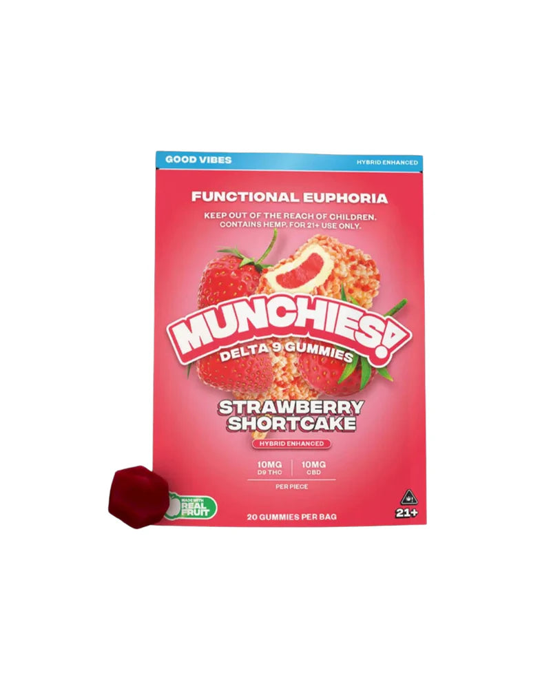 DELTA MUNCHIES 20MG D9 + CBG + THCV GUMMIES (5CT PACK, 8PK BOX)