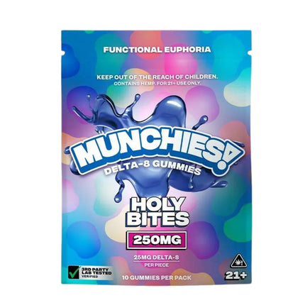 DELTA MUNCHIES 250MG D8 GUMMIES (10/PACK)