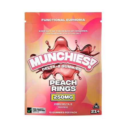 DELTA MUNCHIES 250MG D8 GUMMIES (10/PACK)