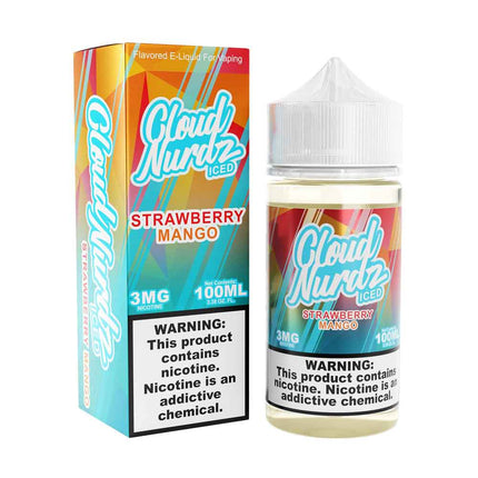 Cloud Nurdz TFN E-Juice 100ML - Strawberry Lemon Iced 3MG