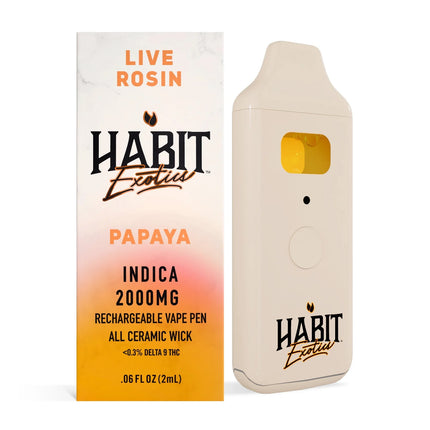 HABIT EXOTICS 2000MG D9 LIVE ROSIN DISPOSABLE