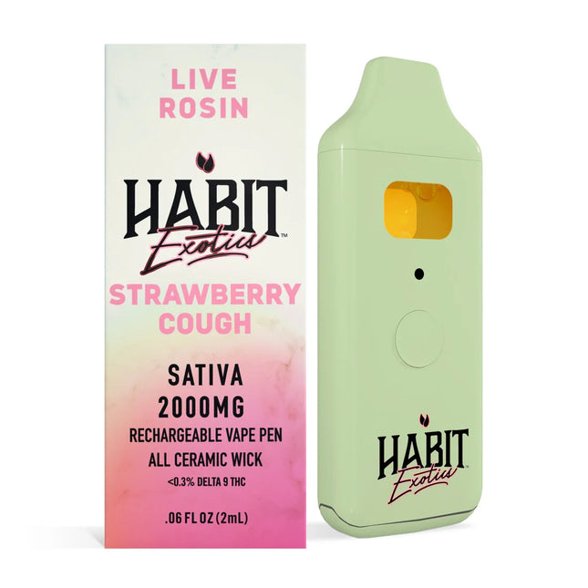 HABIT EXOTICS 2000MG D9 LIVE ROSIN DISPOSABLE