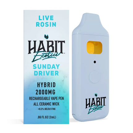 HABIT EXOTICS 2000MG D9 LIVE ROSIN DISPOSABLE