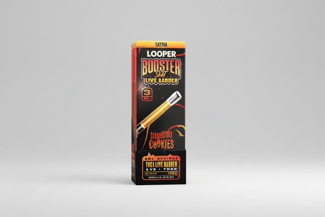 LOOPER BOOSTER LIVE BADDER SHOT 3ML SYRINGE (THCA HHC THCP) (5CT DISPLAY)