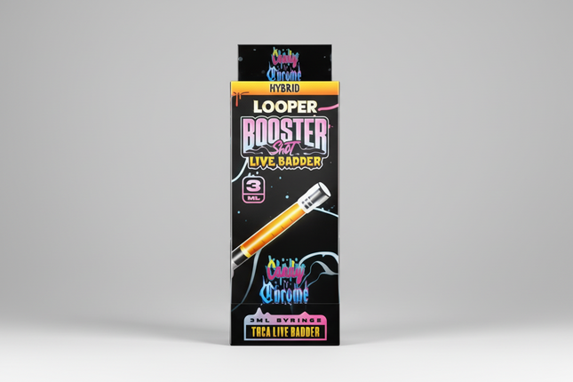 LOOPER BOOSTER LIVE BADDER SHOT 3ML SYRINGE (THCA HHC THCP) (5CT DISPLAY)