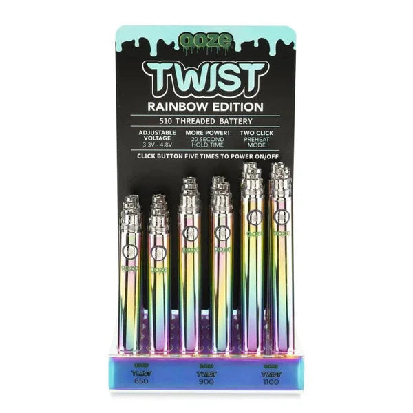 OOZE TWIST BATTERY DISPLAY (24CT/BOX) Rising Wholesale Inc. OOZE TWIST BATTERY DISPLAY (24CT/BOX) Rising Wholesale Inc.