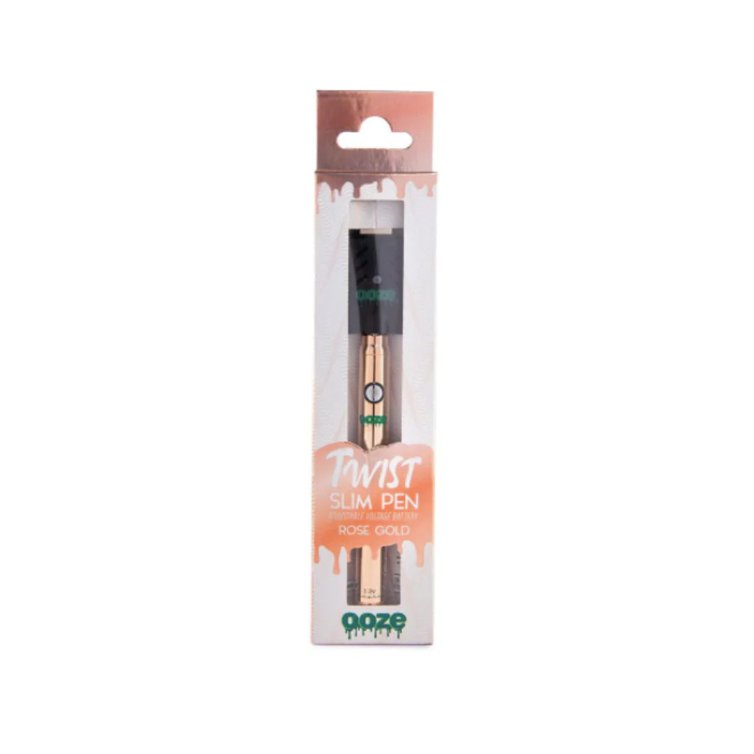 OOZE TWIST SLIM PEN BATTERY - ROSE GOLD - BATTERY