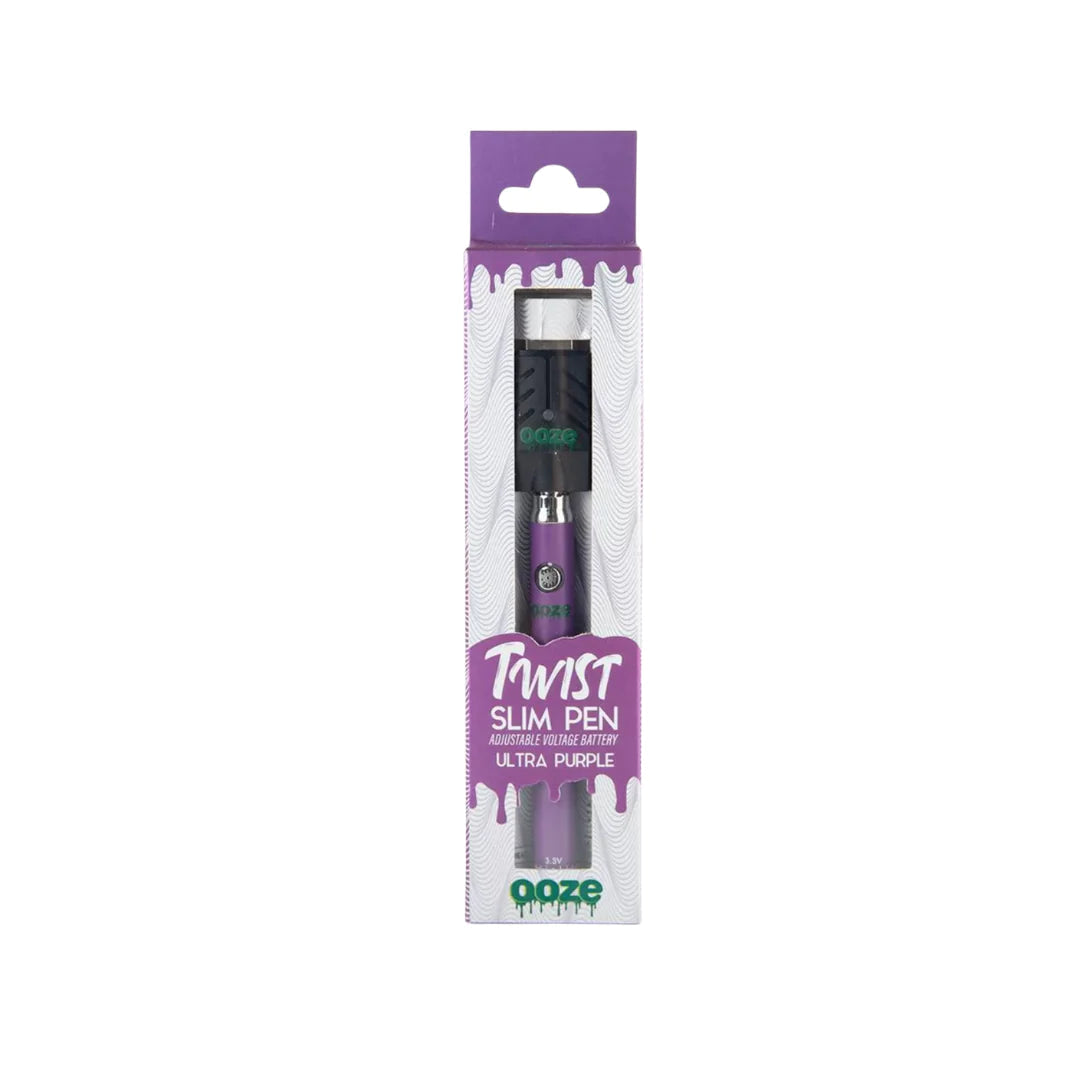 OOZE TWIST SLIM PEN BATTERY - ULTRA PURPLE - BATTERY