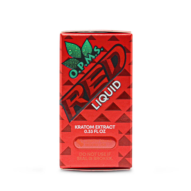 OPMS - RED LIQUID EXTRACT KRATOM SHOT 8.8ML / BOTTLE 50CT TRAY