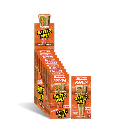MAMBA BETTER MELT 2.5 GRAM THC-A HASH BATTER PRE ROLL (2CT/PACK)