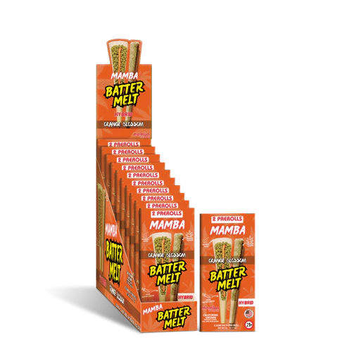 MAMBA BETTER MELT 2.5 GRAM THC-A HASH BATTER PRE ROLL (2CT/PACK)
