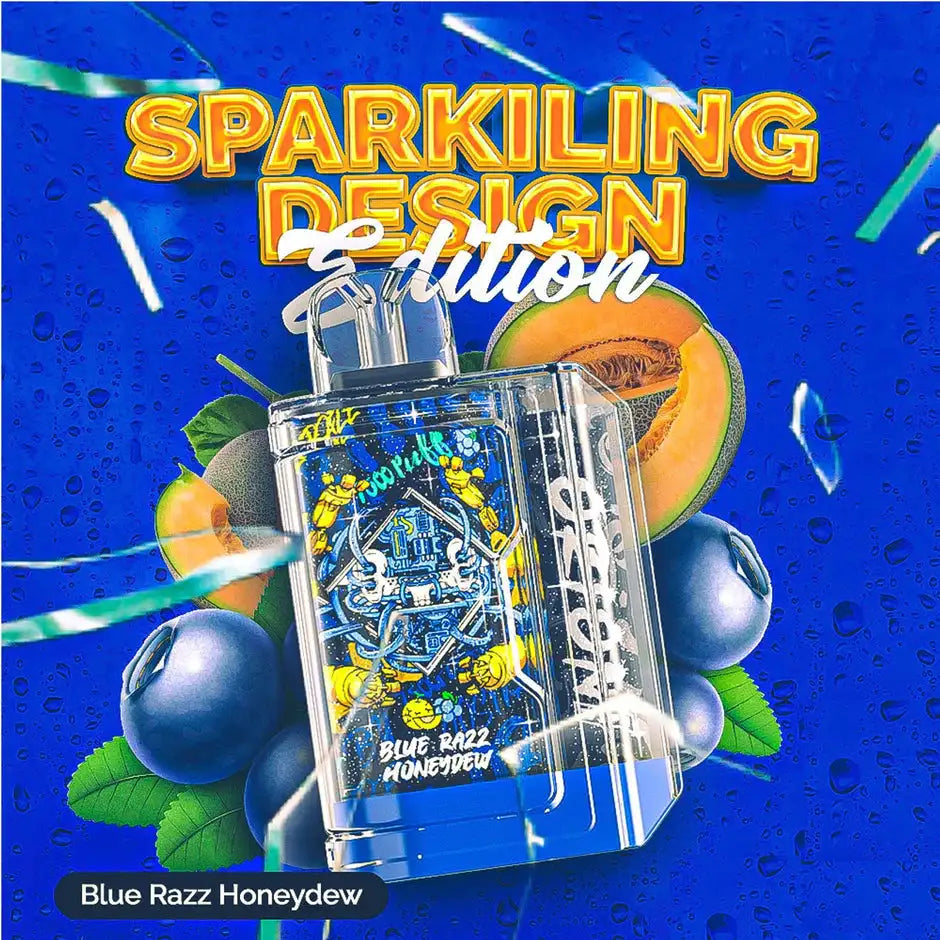 ORION BAR 7500 SPARKLING EDITION - BLUE RAZZ HONEYDEW -