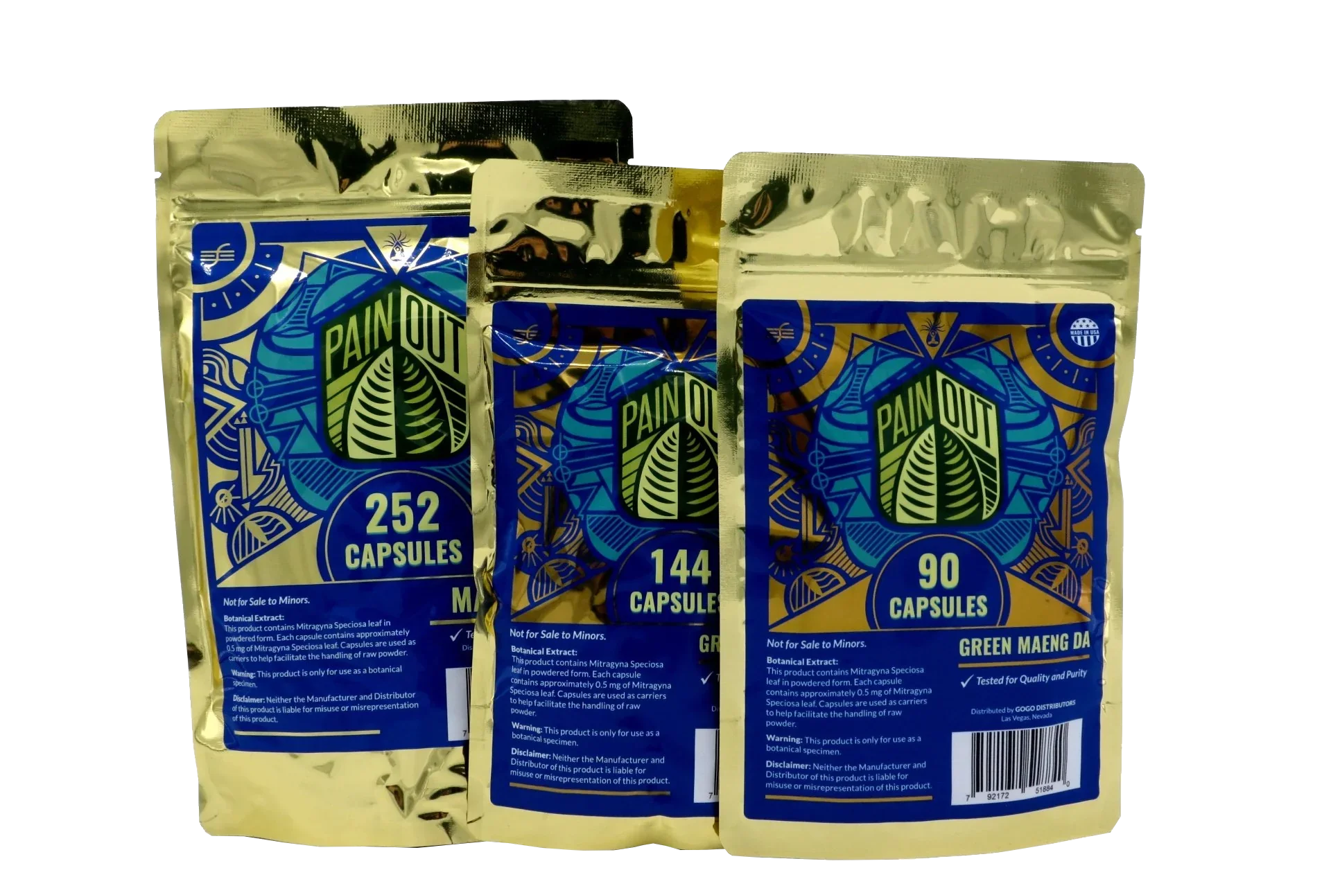 PAIN OUT KRATOM POWDER 90GM