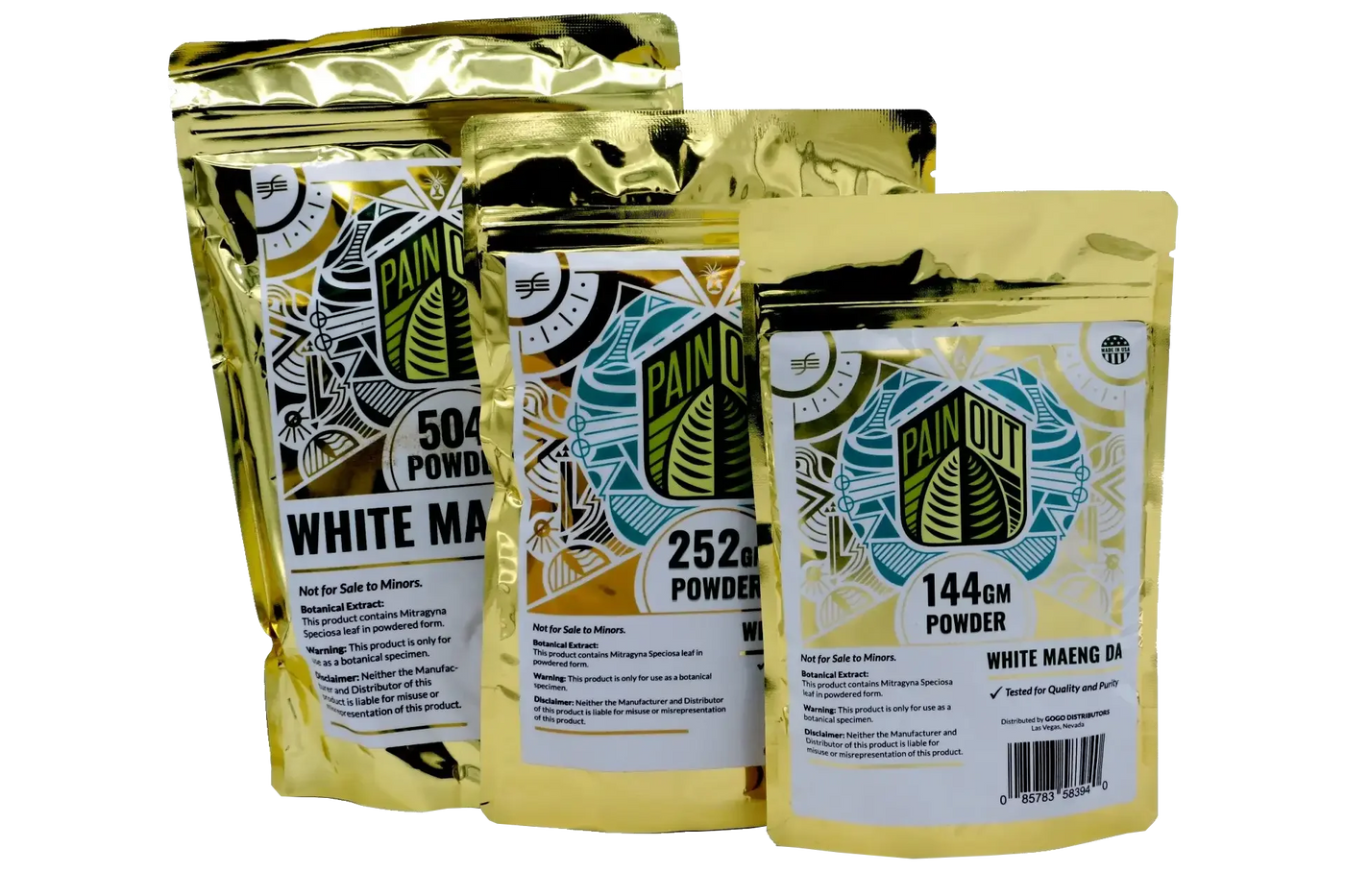Pain Out Kratom - Powder 144GM | White Maeng Da - KRATOM