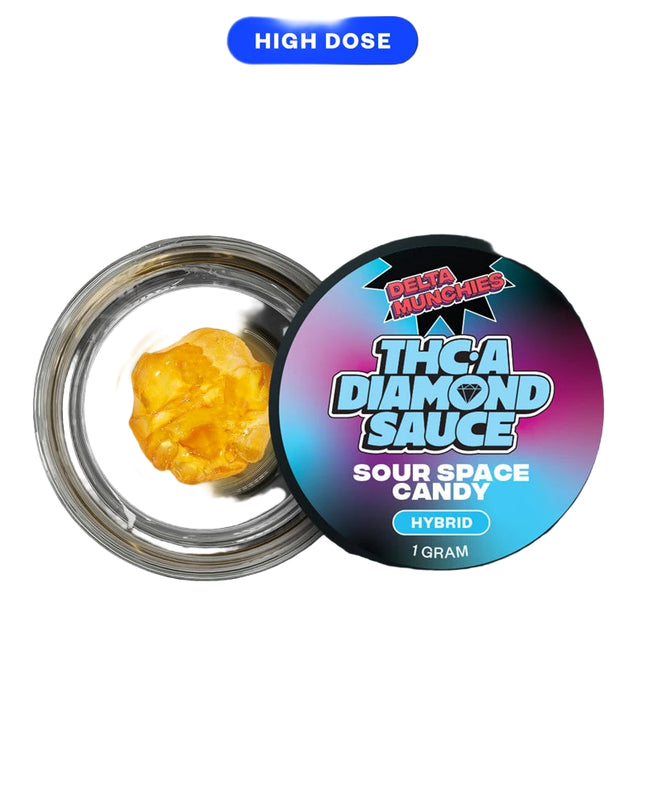 DELTA MUNCHIES THC-A LIVE RESIN DIAMOND SAUCE 1G DABS