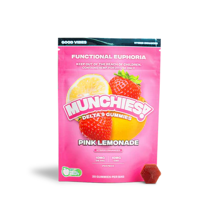 DELTA MUNCHIES 20MG D9 + CBG + THCV GUMMIES (5CT PACK, 8PK BOX)
