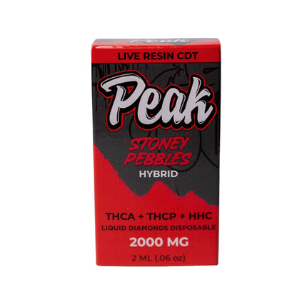 PEAK 2ML LIVE RESIN CDT (THC-A, THC-P, HHC) LIQUID DIAMONDS DISPOSABLE
