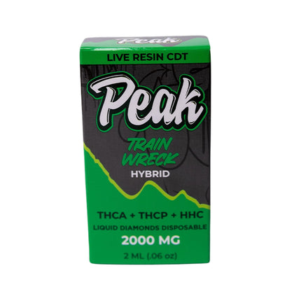 PEAK 2ML LIVE RESIN CDT (THC-A, THC-P, HHC) LIQUID DIAMONDS DISPOSABLE