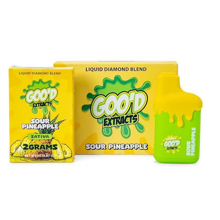 GOO'D EXTRACTS THC-A MELTED DIAMONDS 2 GRAM DISPOSABLE