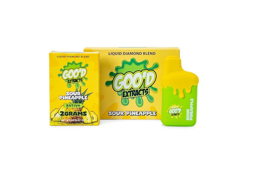 GOO'D EXTRACTS THC-A MELTED DIAMONDS 2 GRAM DISPOSABLE