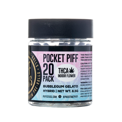 PIFF STIX THC-A POCKET PIFF (20CT JAR)