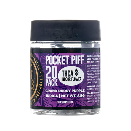 PIFF STIX THC-A POCKET PIFF (20CT JAR)