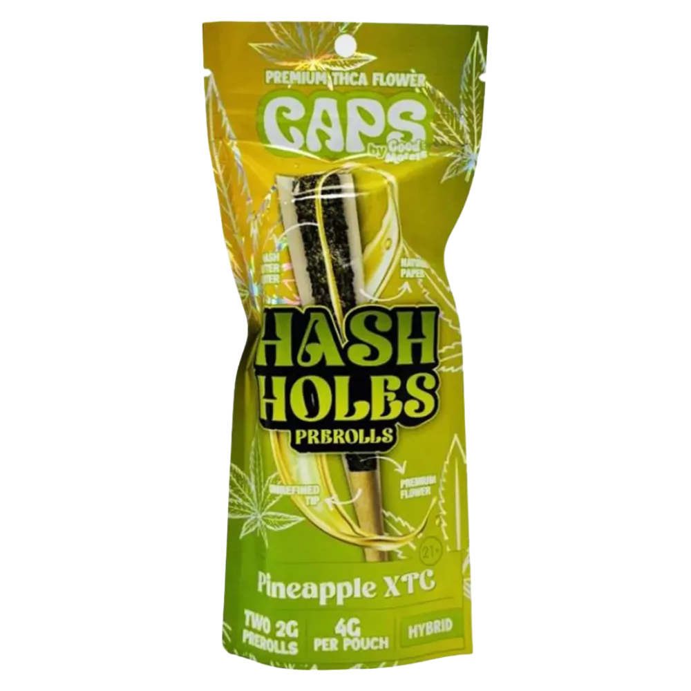 CAPS HASH HOLES THC-A PREROLLS (2 X 2G) PER PACK