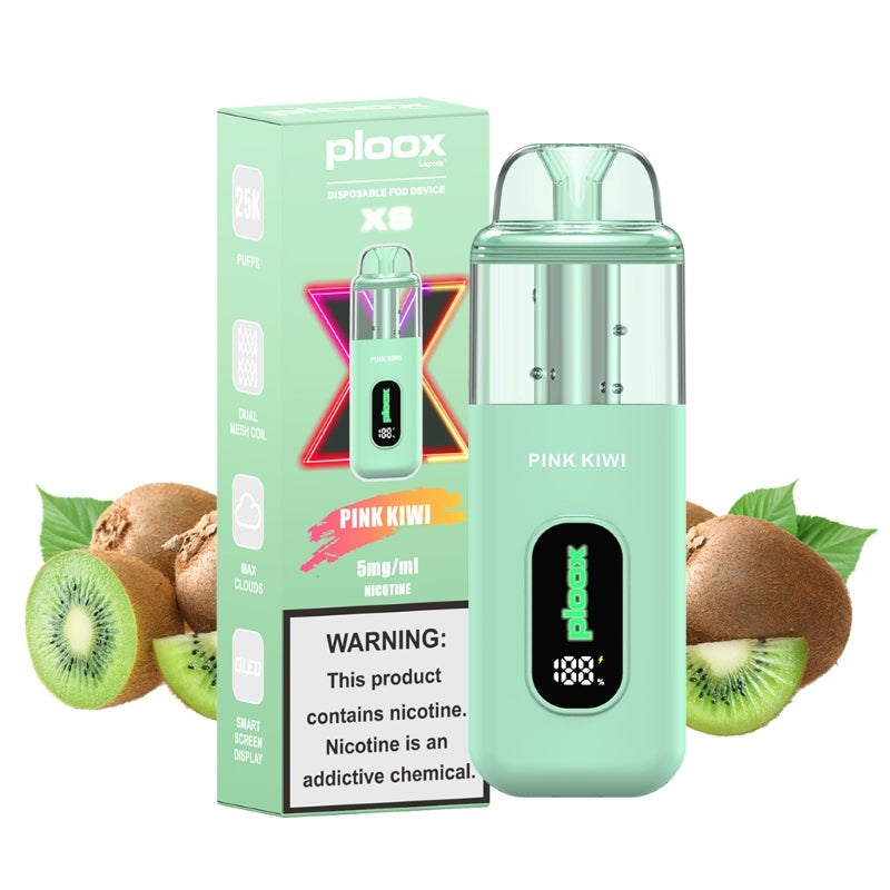 PLOOX DISPOSABLE POD 5% NIC 25000 PUFFS (5CT DISPLAY)