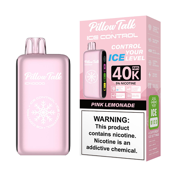 PILLOW TALK IC40000 ICE CONTROL DISPOSABLE VAPE (5CT DISPLAY)