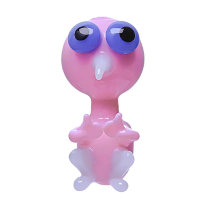 CHEECH 3.5" HANDPIPE PINK BIRDIE (CH-PIPE-167)