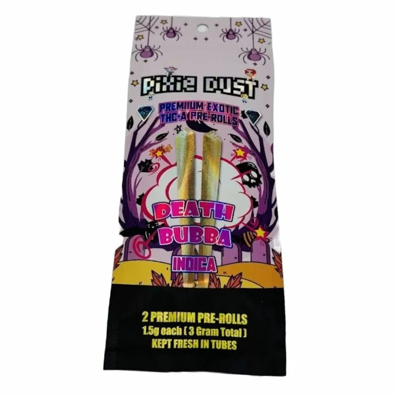 PIXIE DUST PREMIUM EXOTIC THC-A PRE-ROLLS (2CT/PACK) 1.5 GRAM EACH