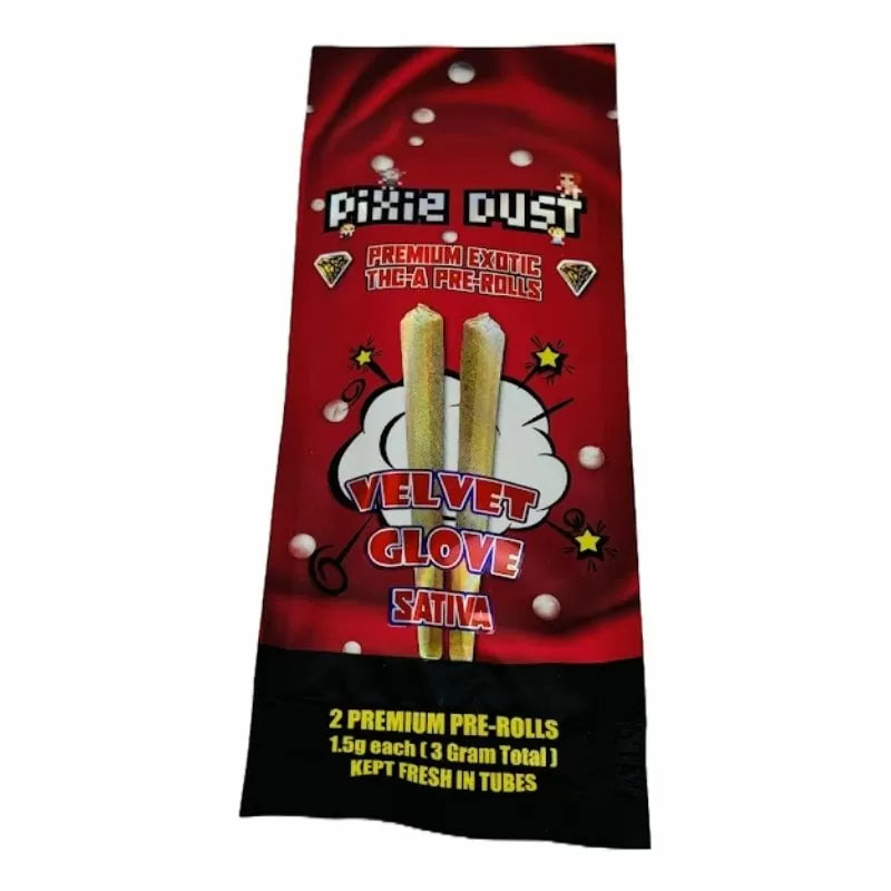 PIXIE DUST PREMIUM EXOTIC THC-A PRE-ROLLS (2CT/PACK) 1.5 GRAM EACH