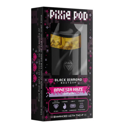 PIXE POD THCA LIVE DIAMOND 4ML DISPOSABLE BLACK EDITION